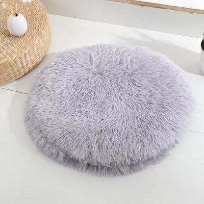 coussin chat gris